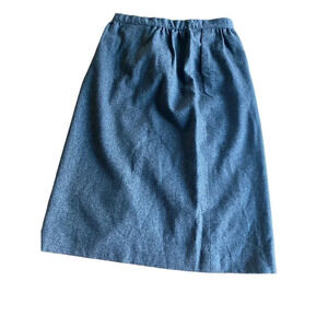 Pendleton Skirt Womens Grey 100 Virgin Wool Straight Size 12 Lined Casual Work